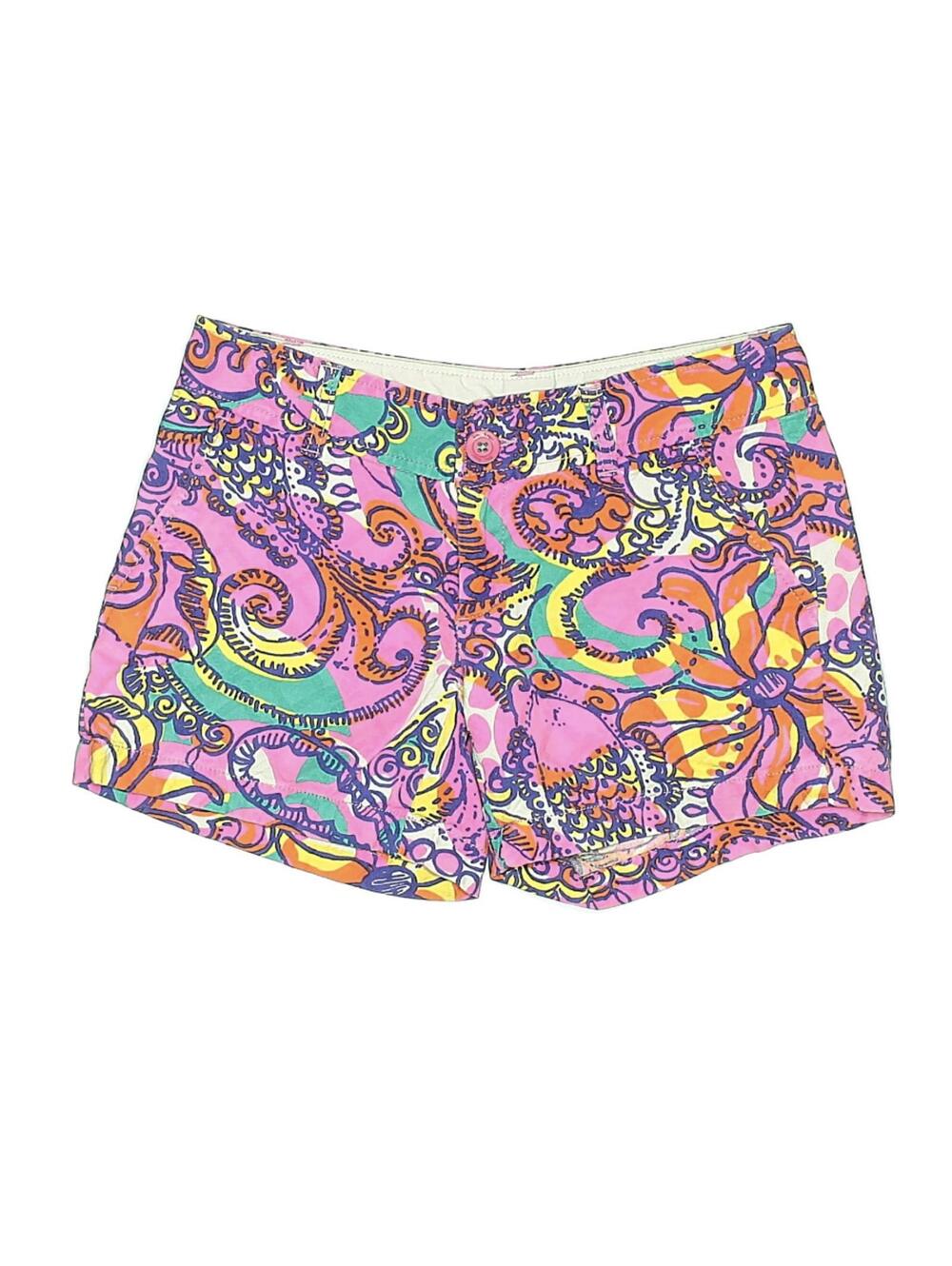 Lilly Pulitzer Print Multi Colored Shorts Size 0